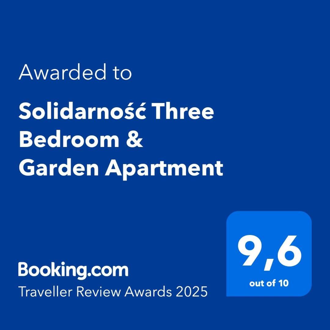 Solidarnosc Three Bedrooms & Garden Apartment Γκντανσκ Εξωτερικό φωτογραφία